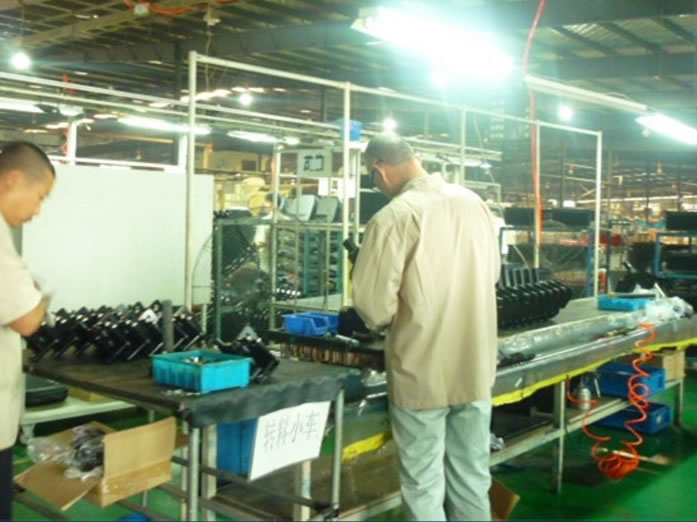 新投產座椅組立生產線